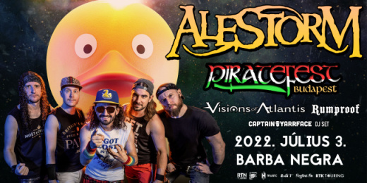 Piratefest: Alestorm, Vision Of Atlantis, Rumproof a Barba Negra-ban<br><small><small><small>