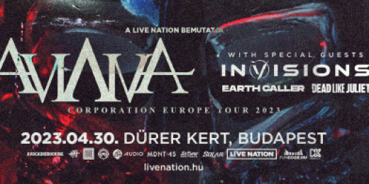 Corporation European Tour 2023 &#8211; Aviana, InVisions, Earth Caller, Dead Like Juliet <br><small><small><small>