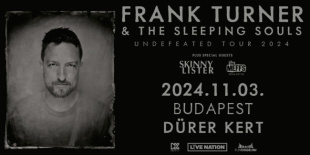 Frank Turner, a brit folk-punk ikon Budapesten